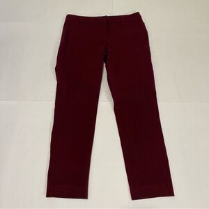 62. Worthington Women Deep Red Ankle Pants